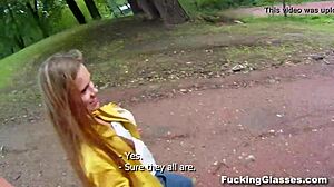 Fucking Glasses - Emma Gets Nailed Hard on Construction Site Teen Scene