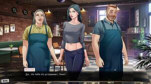 Cartoon porn with dancing and big dick