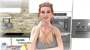 College Kings Game Shows Karthik Nailing Riley in Dream. Blowjob and Footjob Heat Up the Scene.