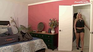 Sweet Blonde Babe Loves Hardcore Interracial Cock