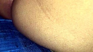 redhead with long hair teases bodybuilder's monster cock at party, tickling with banana