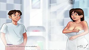 summertimesaga babes get wild in steamy bathroom group action. episode 4 heats up fast.