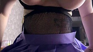 Roommate with big tits bangs hard after college in a wet, wild session