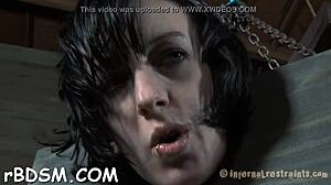 Slutty pov sucking turns rough in bdsm sex