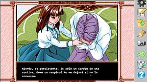 Immoral Study Scenario 1 with Shirakawa Reiko. Retro Hentai Visual Novel Gameplay from 1995.