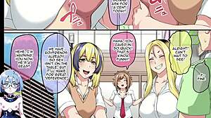 gal brings friend for papa katsu, but gets dominated and fucked hard!