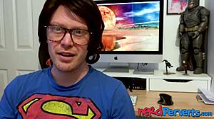 Two lucky nerds ask, Can we get blown by that insatiable uk slut?