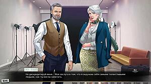 Complete Gameplay of Our Red String Part 20 with Hairy Milf Outdoor Doggystyle Action