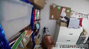 German Police Officers Engage in Emotional Threesome with Redhead College Girls.