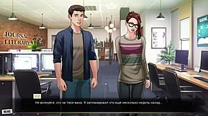 Complete Gameplay of Our Red String Part 20 with Hairy Milf Outdoor Doggystyle Action