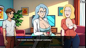 what’s hotter than beth as a sexbot in portal parody hentai game ep 2?