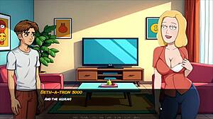 what’s hotter than beth as a sexbot in portal parody hentai game ep 2?