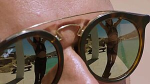 Horny redhead begs for anal on holiday.