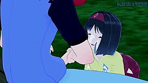Iris and Erika Share Wild Creampie Action in Pokémon Hentai!