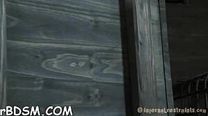 Slutty pov sucking turns rough in bdsm sex