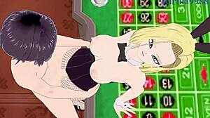 just saw android 18 and chi-chi bunny girls getting wild in dragon ball hentai