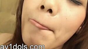 Ageha Kinashita Delivers Intense Asian Blowjob Scene