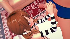 Hot Stepsister Visits and Craves a Huge Shaft Inside Her