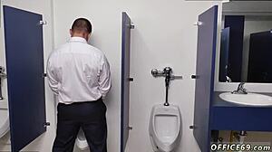 Straight Male Executive Strips Pants for Intense Gay Encounter on Friday