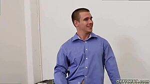 Straight Male Executive Strips Pants for Intense Gay Encounter on Friday