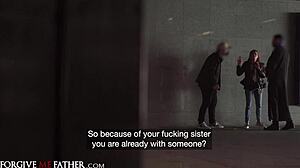 Small Tits Italian Cheats with Huge Dick, Caught by Angry Boyfriend