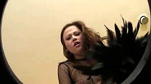 Sindee Jennings Twists on a Thick Cock for Deep Muff Diving