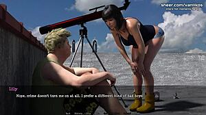 Cheating Wife Screws Fat Boy Neighbor in 3D Animated Hentai Game