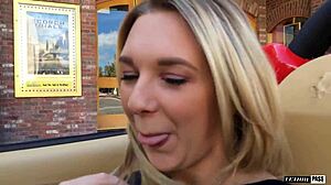 brooke wylde, the busty blonde, goes buckwild on mike hunts cock with her big ass and tits