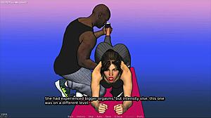 Cuckold husband watches wife’s big ass groped in 3D hentai game