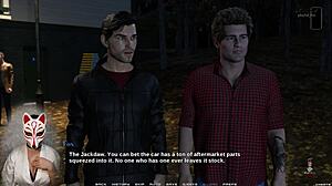 race of life ep 7 focuses on race and boobs in anime style