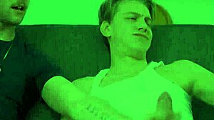 Two Straight Guys Jerk Off Together Watching Porn?