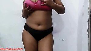 lonely amateur girl explores with homemade dildo toy