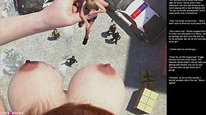 hey, what's up with big apple small gesture in episode 14 of this 3d cartoon sex comic?