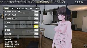 Sereka Exposes in Naked Coat Outdoors