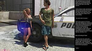 hey, what's up with big apple small gesture in episode 14 of this 3d cartoon sex comic?