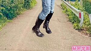 am i a pervert wearing torn jeans and showing my ass boots masturbation secret academy