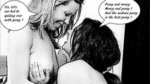 Imogene Gets The Widow In Softcore Cartoon Anime Hentai