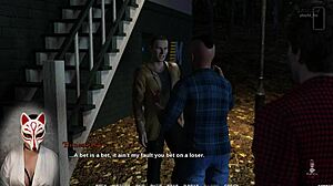 race of life ep 7 focuses on race and boobs in anime style