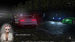 race of life ep 7 focuses on race and boobs in anime style