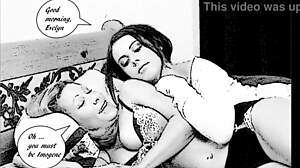 Imogene Gets The Widow In Softcore Cartoon Anime Hentai