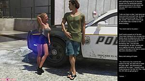 hey, what's up with big apple small gesture in episode 14 of this 3d cartoon sex comic?