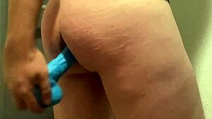 Teen Boy Stretches Tight Ass with Toy