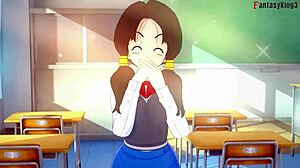 so, android 18 and videl are dying to bang gohan in dragon ball zex chapter 2