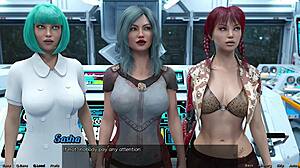 Stranded In Space 4 - Hot Indian Milf Naked In Huge Tits Outfit!