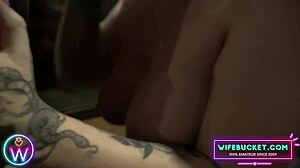 This homemade porn by wifebucket features waterboarding him with pussy and squirts.