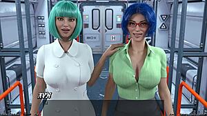 Stranded In Space 4 - Hot Indian Milf Naked In Huge Tits Outfit!