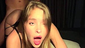 blonde babe begs for anal in anime style