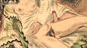 Vintage erotic drawings bring retro cartoon charm to life. These antique sketches are pure nostalgic heat! 😍