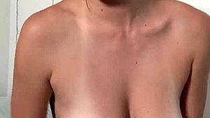 Hey, stella cardo showing her huge tits like that?