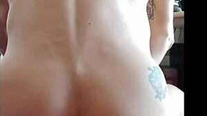 Anal pounding with my plug feels amazing